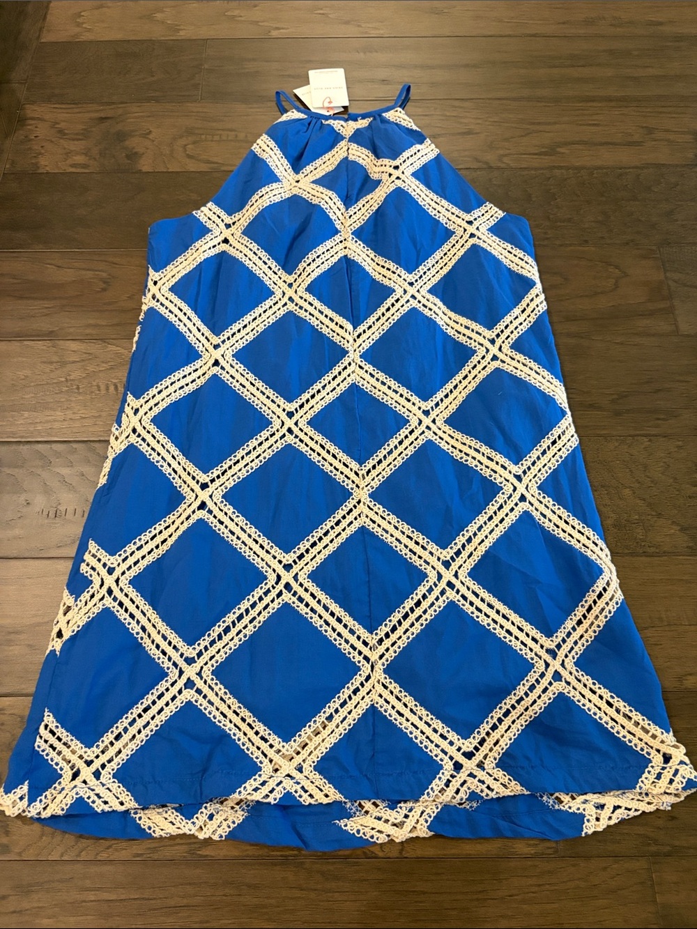 New With Tags Skies are Blue Cotton Lattice Dress Sz S - Picture 10 of 11